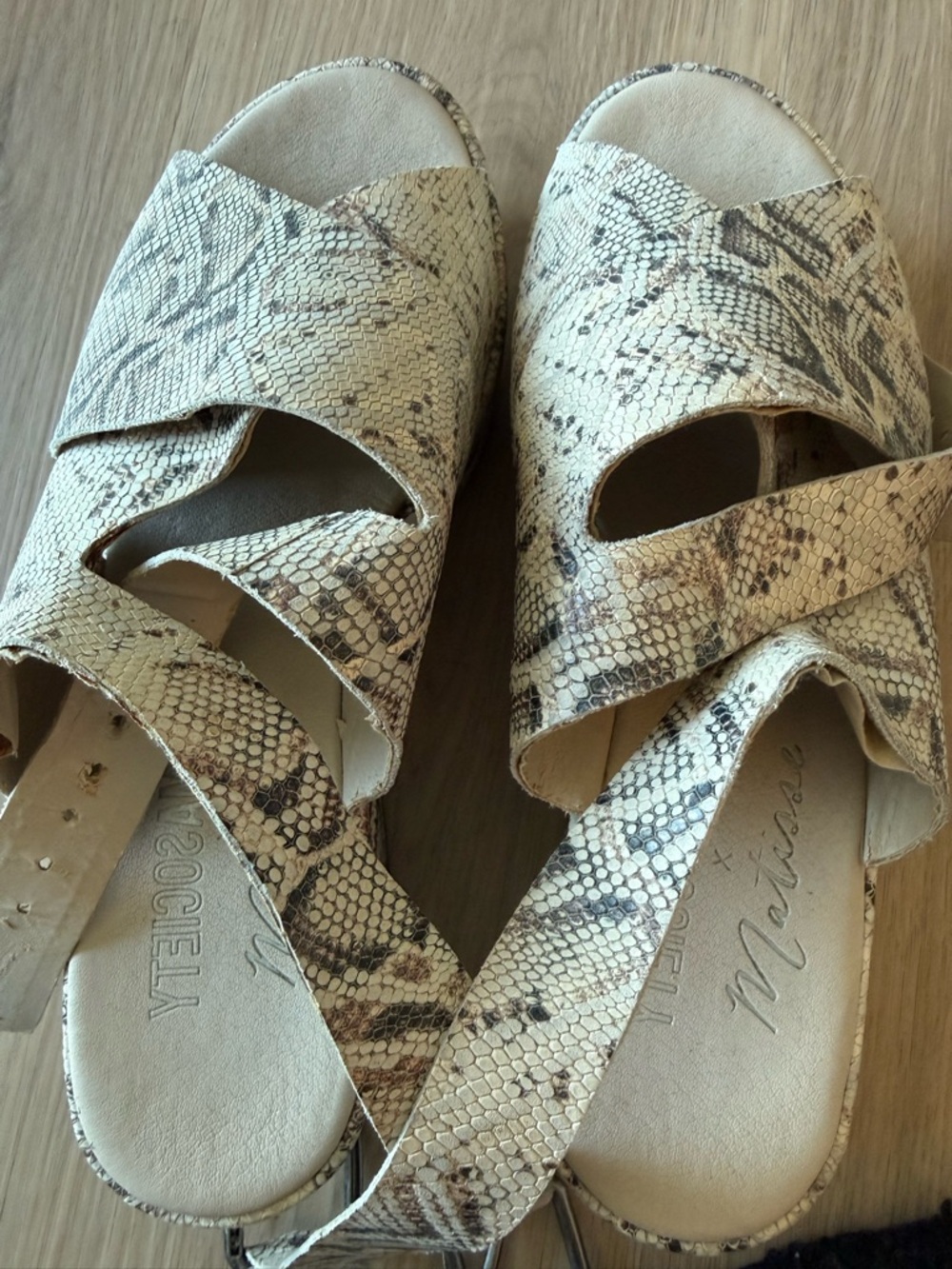 Snakeskin Platforms - Picture 3 of 4